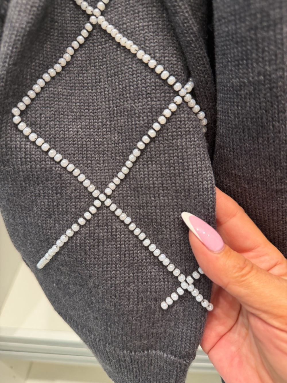 NWT Louis Vuitton with pearl embroidered Cardigan Sweater2026 pre collection - Picture 10 of 12